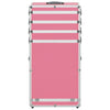 Vidaxl Makeup Trolley Aluminium Pink