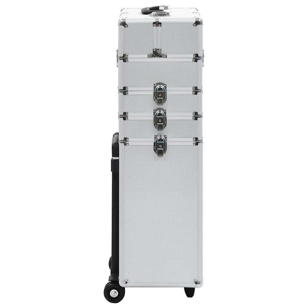 Vidaxl Make-up Trolley Aluminium Silberfarbe