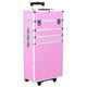 Vidaxl Makeup Trolley Aluminium Pink
