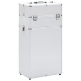 Vidaxl Make-up Trolley Aluminium Silberfarbe - afbeelding 1