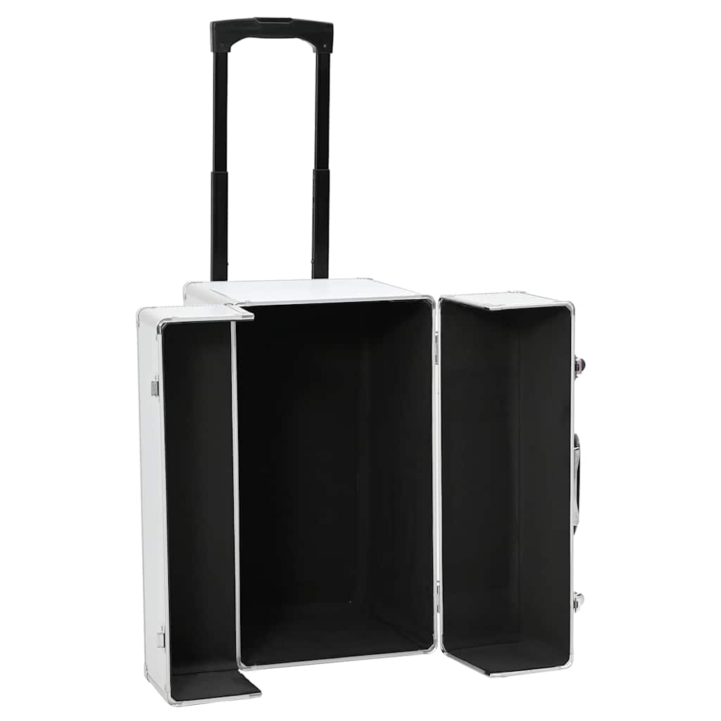 VIDAXL PILIDROLLEY 47x39x27 cm Aluminium Silber gefärbt