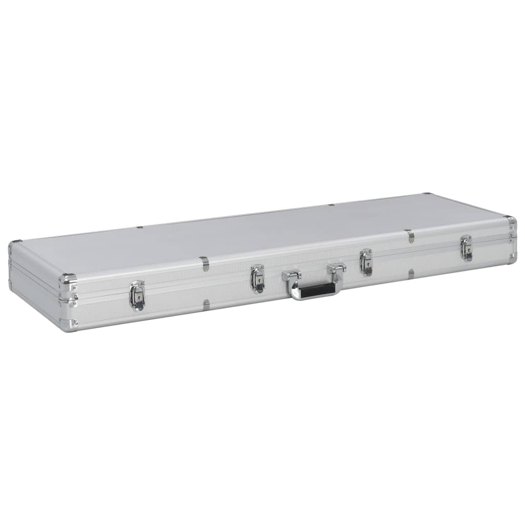 Vidaxl WapenkoFer 118x38x12 Aluminium silberfarben