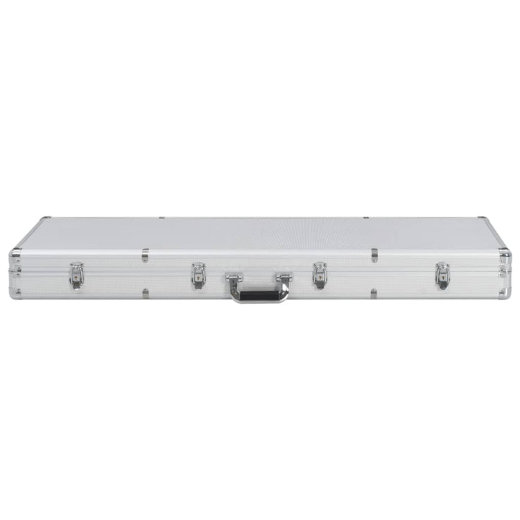 Vidaxl WapenkoFer 118x38x12 Aluminium silberfarben