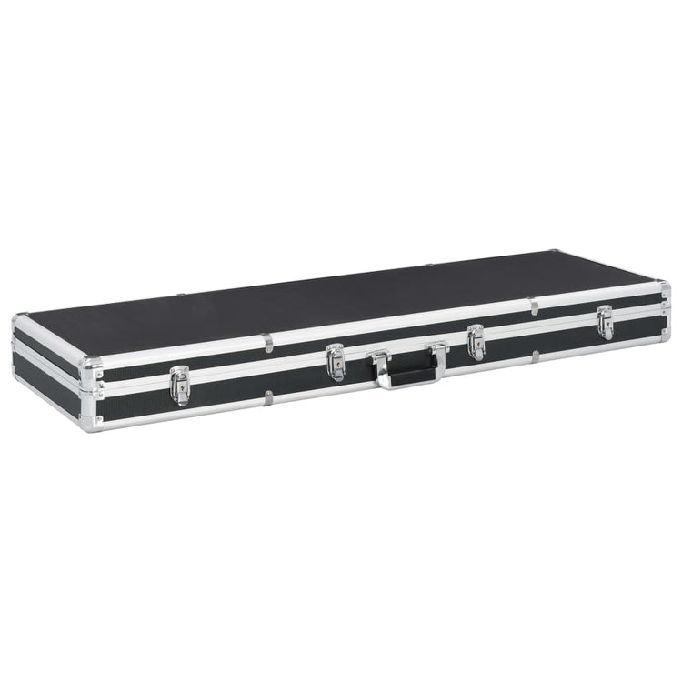 Vidaxl WapenkoFer 118x38x12 cm Aluminiumschwarz