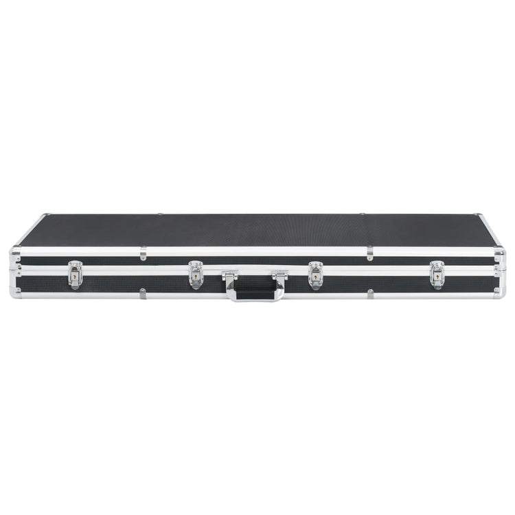 Vidaxl WapenkoFer 118x38x12 cm Aluminiumschwarz