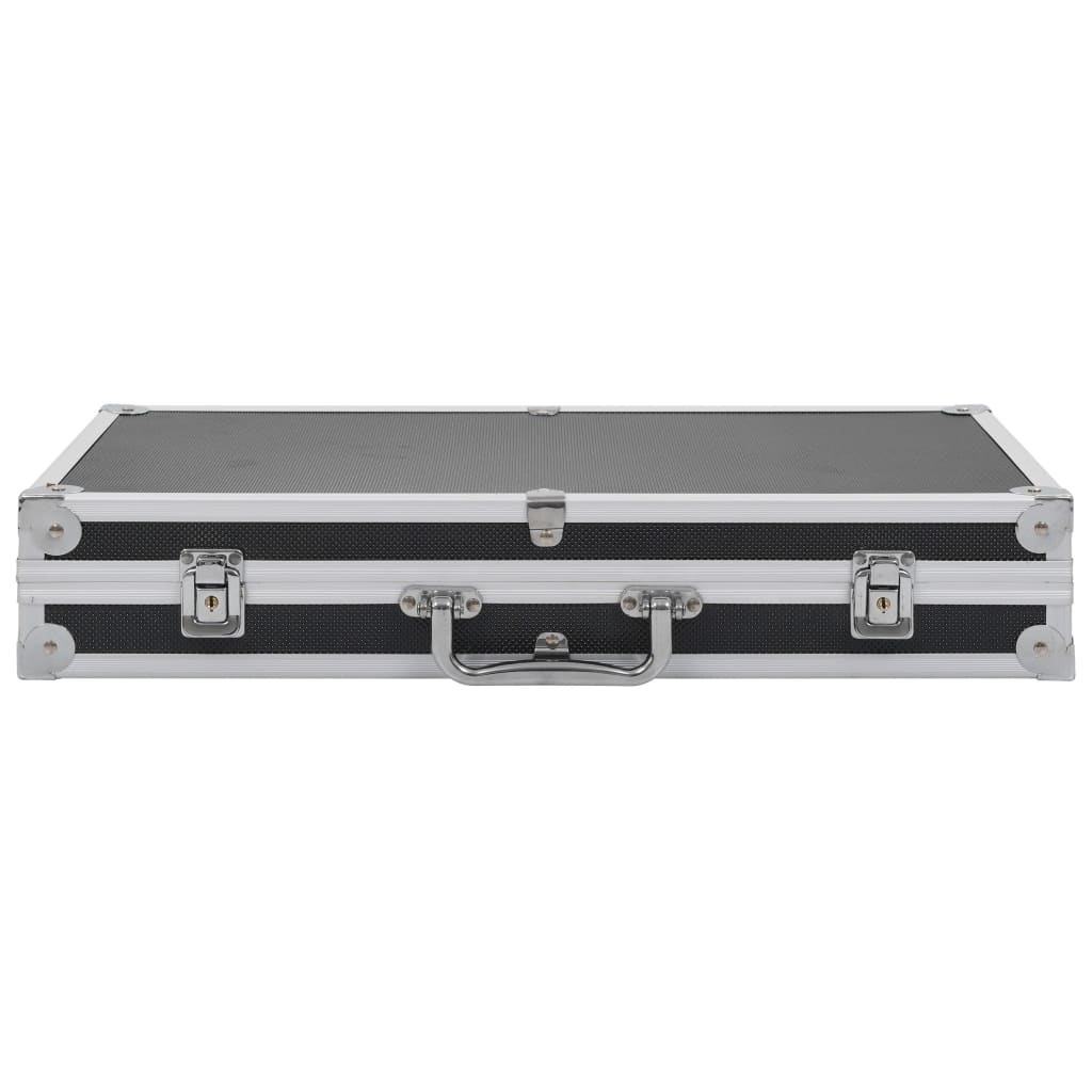Vidaxl WapenkoFer Aluminiumschwarz
