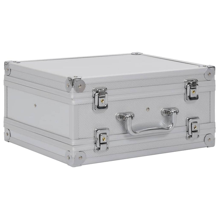 Vidaxl WapenkoFer Aluminium Silber gefärbt