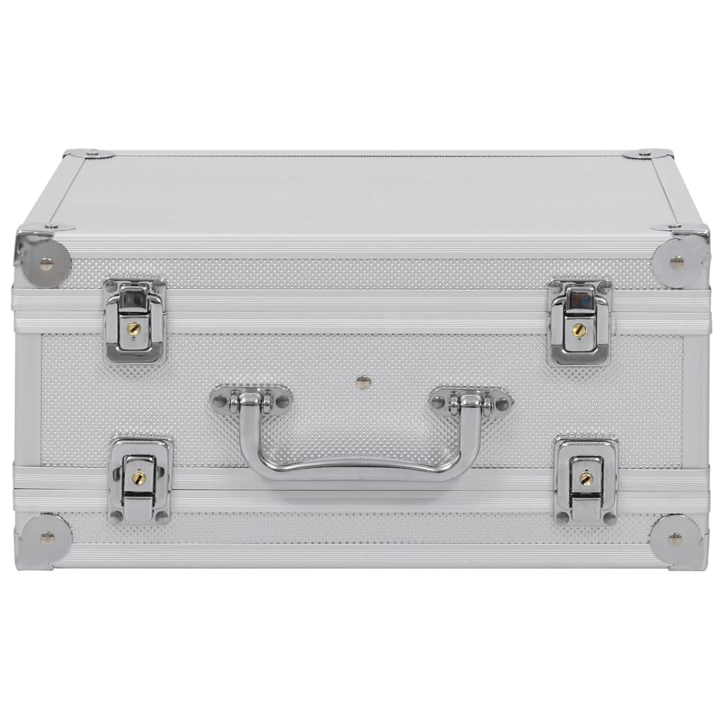 Vidaxl WapenkoFer Aluminium Silber gefärbt