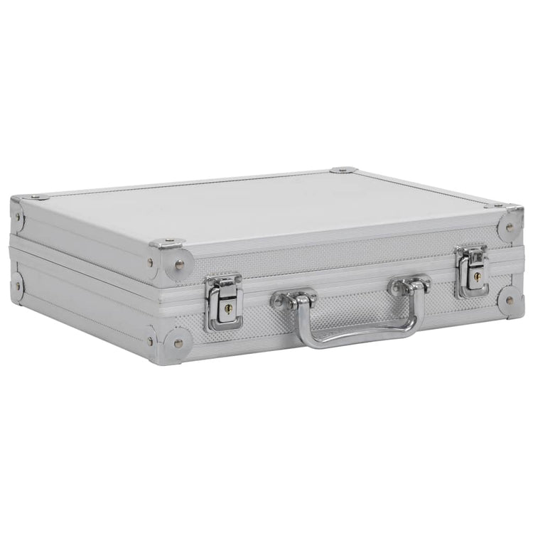 Vidaxl WapenkoFer Aluminium Silber gefärbt