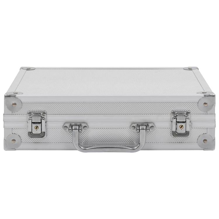 Vidaxl WapenkoFer Aluminium Silber gefärbt