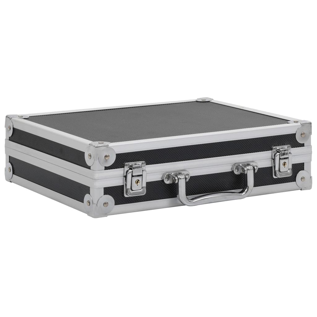 Vidaxl WapenkoFer Aluminiumschwarz