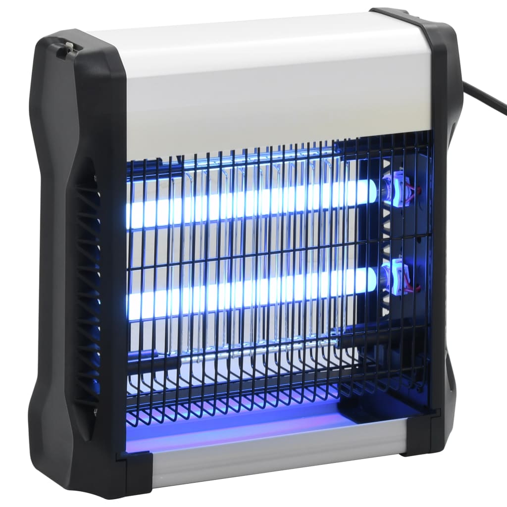 Vidaxl Vliegendoder 12 W Aluminium Schwarz