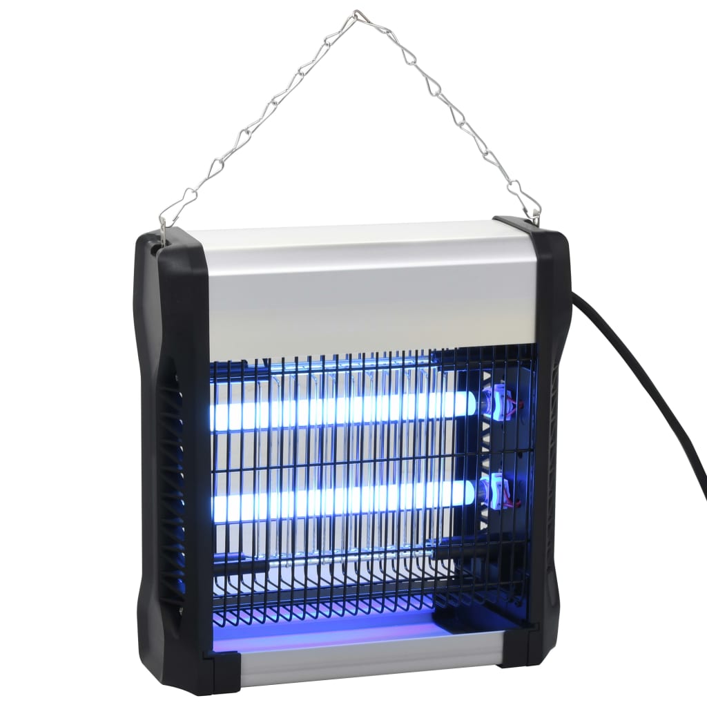 Vidaxl Vliegendoder 12 W Aluminium Schwarz