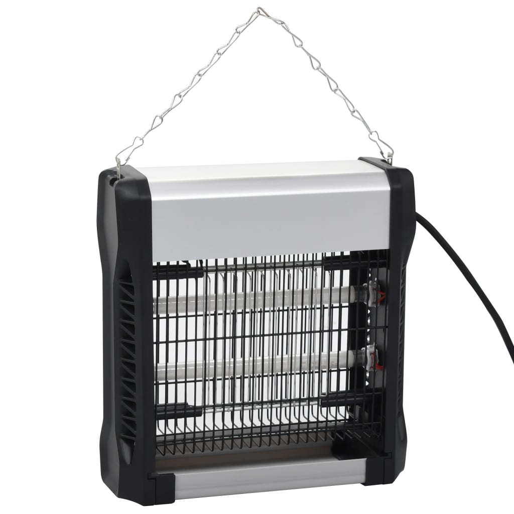 Vidaxl Vliegendoder 12 W Aluminium Schwarz