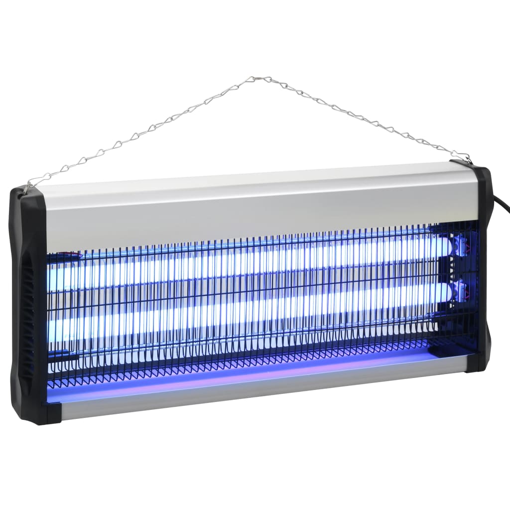 Vidaxl Vliegendoder 40 W Aluminium Schwarz