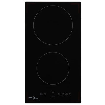 Vidaxl -Keramik -Kochfeld mit 2 Kochzonen Touch Control 3000 W