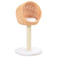 Vidaxl Cat Scraping Post mit Schwesternkratzer natürlich Willow Wood
