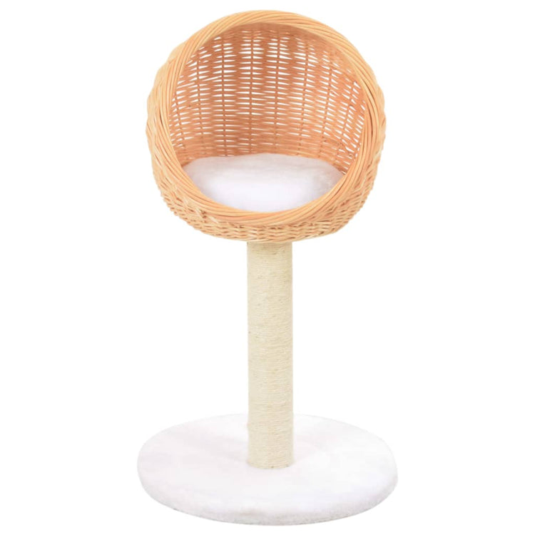 Vidaxl Cat Scraping Post mit Schwesternkratzer natürlich Willow Wood