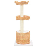 Vidaxl Cat Scraping Post mit Schwesternkratzer natürlich Willow Wood - afbeelding 3