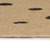 Vidaxl Teppich handgefertigt mit Print Polkadot 90 cm Jute