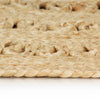 Vidaxl Teppich handgefertigt 120 cm geflochtener Jute
