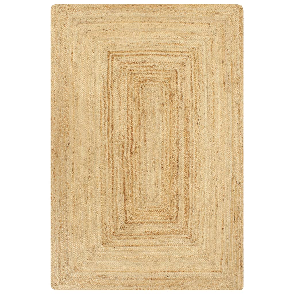 Vidaxl Teppich handgefertigt 80x160 cm Jute Natural