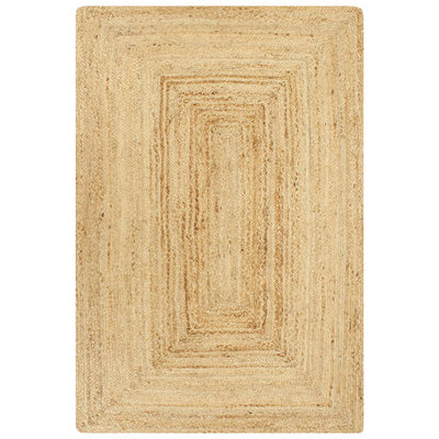 Vidaxl Teppich handgefertigt 80x160 cm Jute Natural