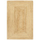 Vidaxl Teppich handgefertigt 80x160 cm Jute Natural