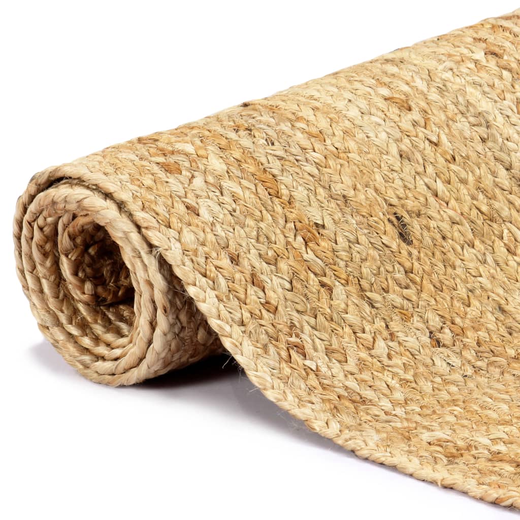 Vidaxl Teppich handgefertigt 120x180 cm Jute Natural