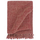 Vidaxl Plaid 220x250 cm Baumwollweinrot