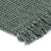 Vidaxl Plaid 160x210 cm Baumwolle dunkelgrün