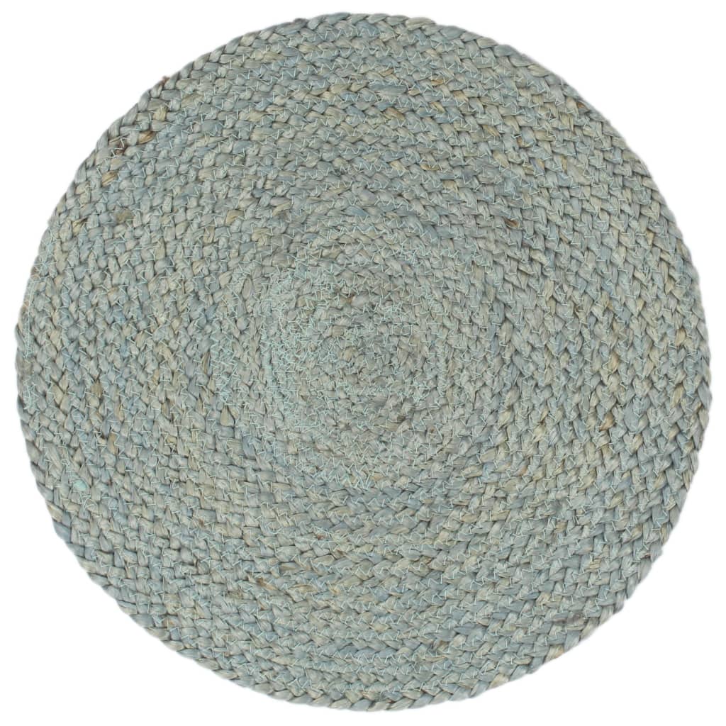 Vidaxl -Taschen 4 Sts um 38 cm Jute Olivengrün