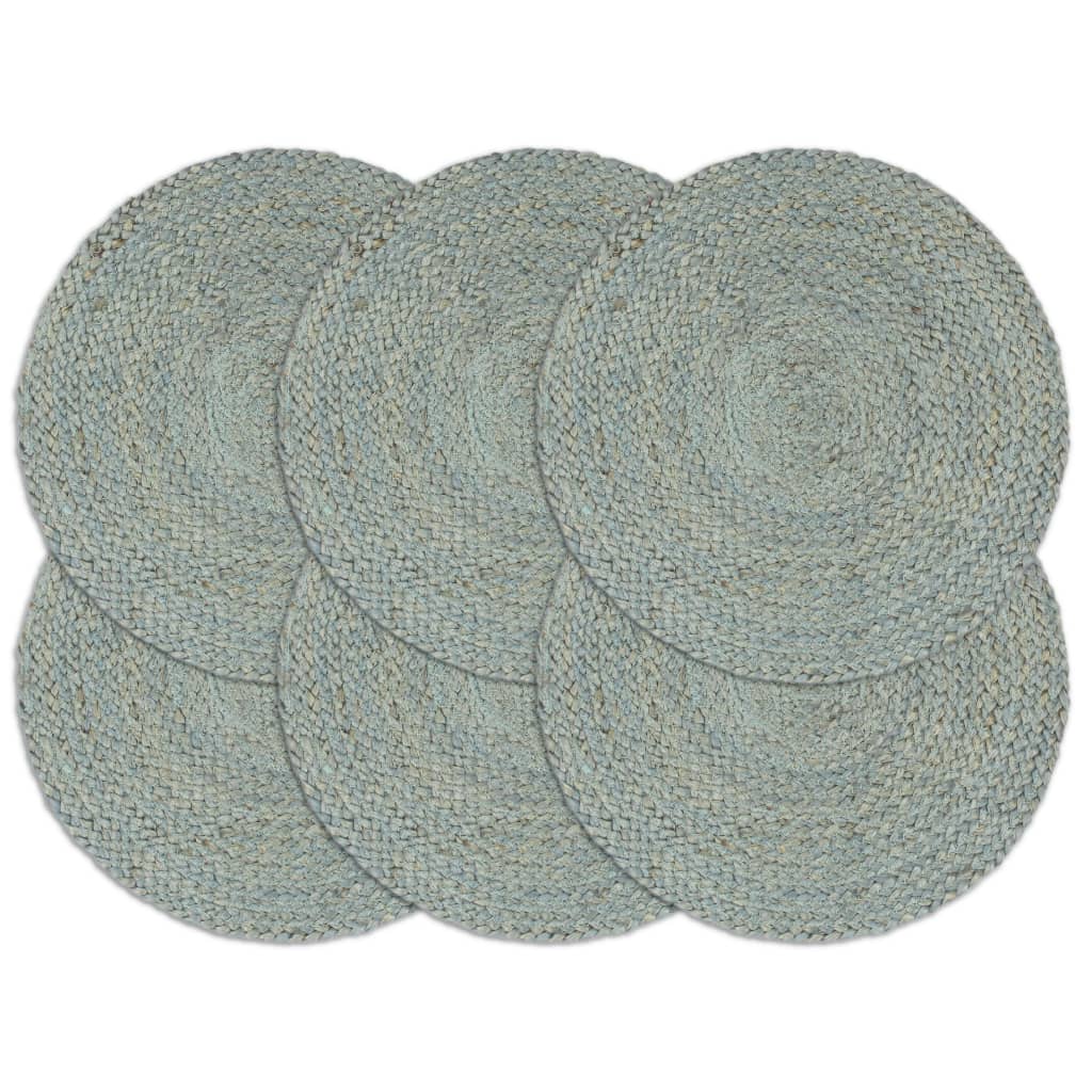 VIDAXL -Taschen 6 Sts um 38 cm Jute Olivengrün