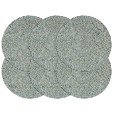 VIDAXL -Taschen 6 Sts um 38 cm Jute Olivengrün
