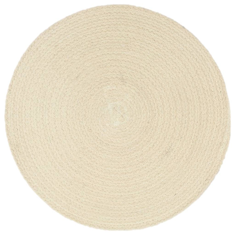 VIDAXL -Taschen 6 STs rund 38 cm Baumwolle