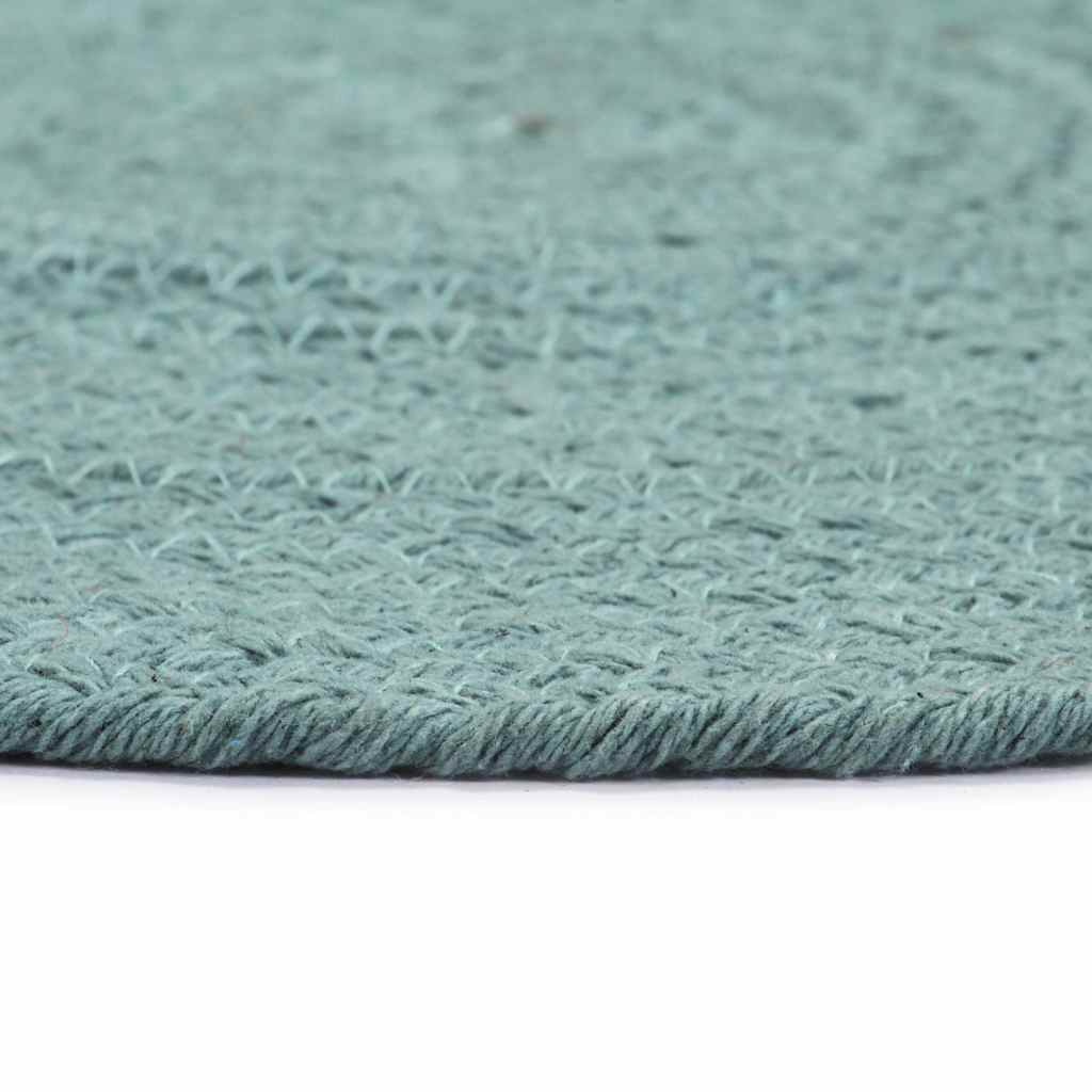 Vidaxl -Placemats 4 Sts rund 38 cm Baumwollschaltgrün