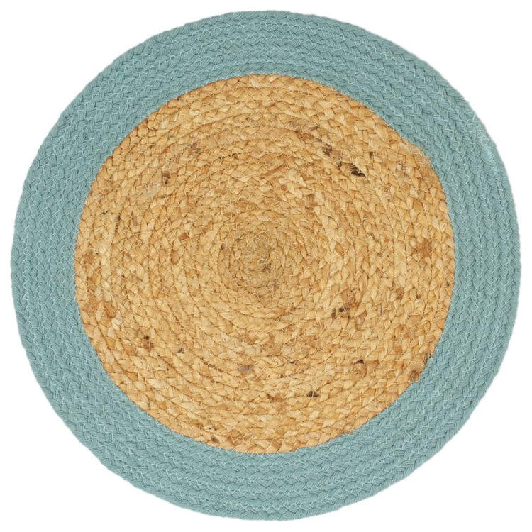 VIDAXL -Taschen 4 ST 38 cm Jute und Baumwolle und grün