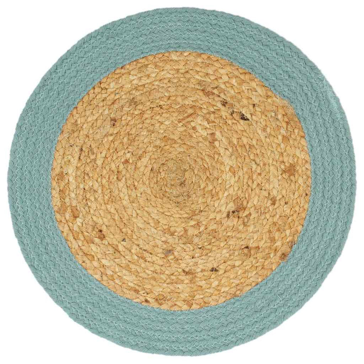 VIDAXL -Taschen 6 ST 38 cm Jute und Baumwolle und grün