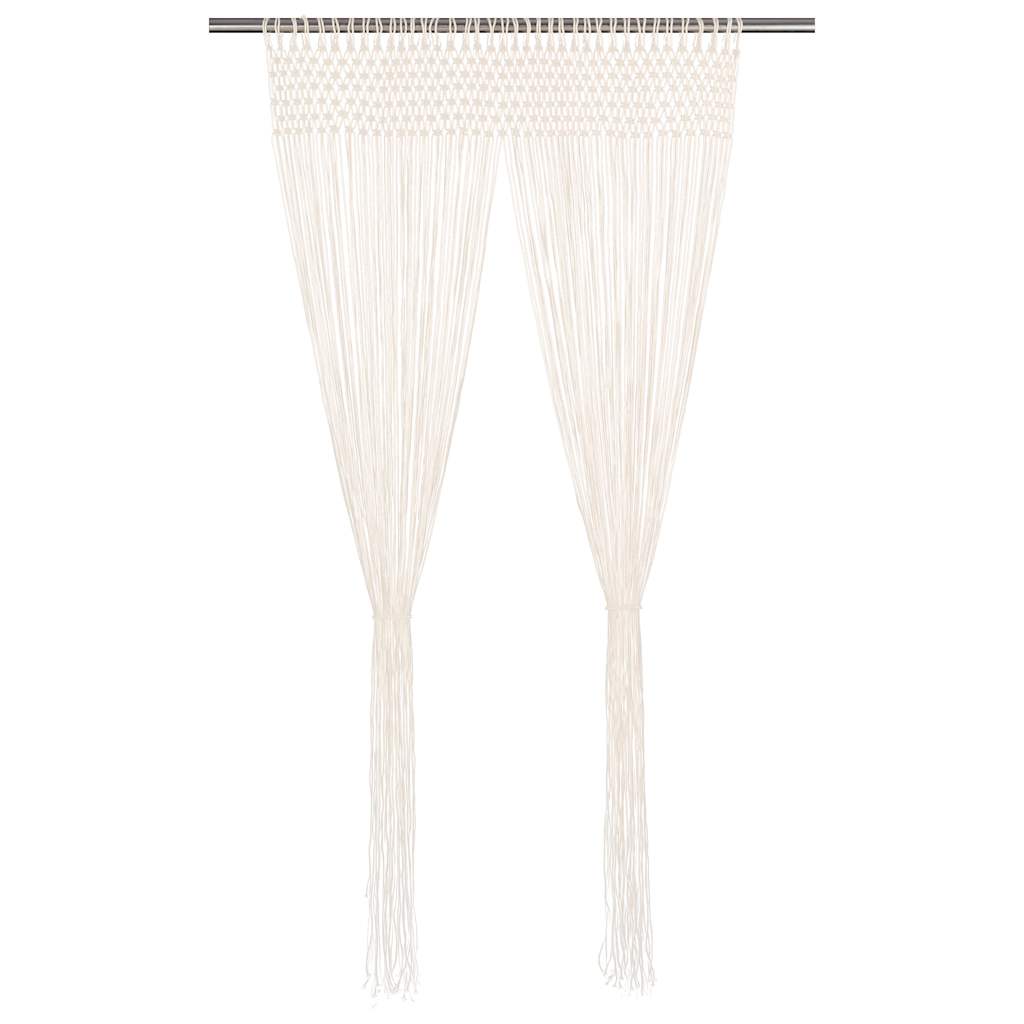 Vidaxl Vorhang Macramé 140x240 cm Baumwolle