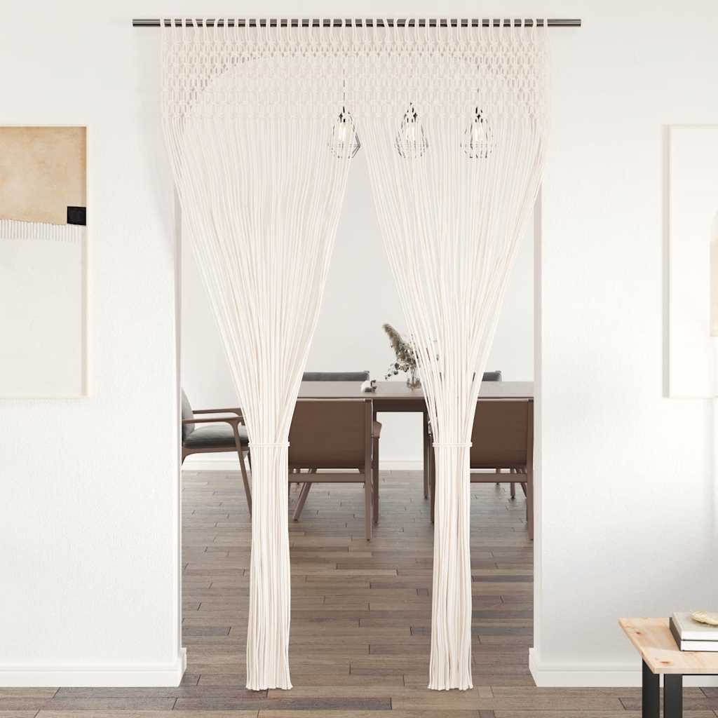 Vidaxl Vorhang Macramé 140x240 cm Baumwolle