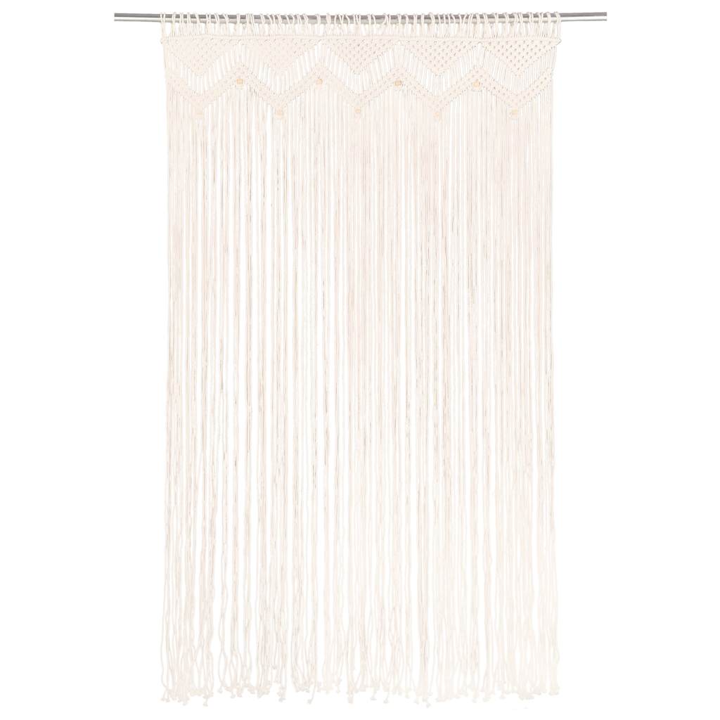 Vidaxl Vorhang Macramé 140x240 cm Baumwolle