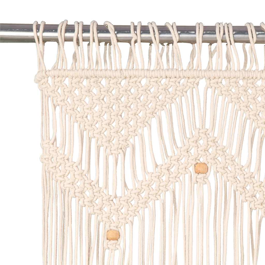 Vidaxl Vorhang Macramé 140x240 cm Baumwolle