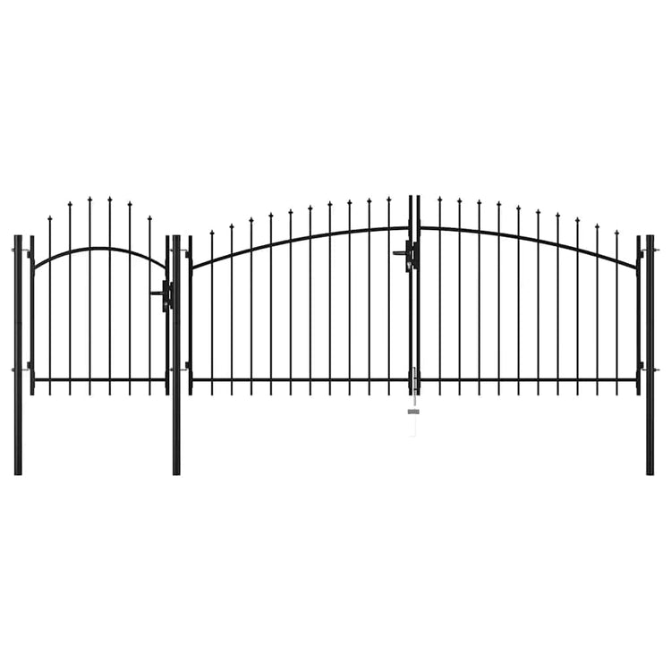Vidaxl Port 1,5x4 m Stahlschwarz