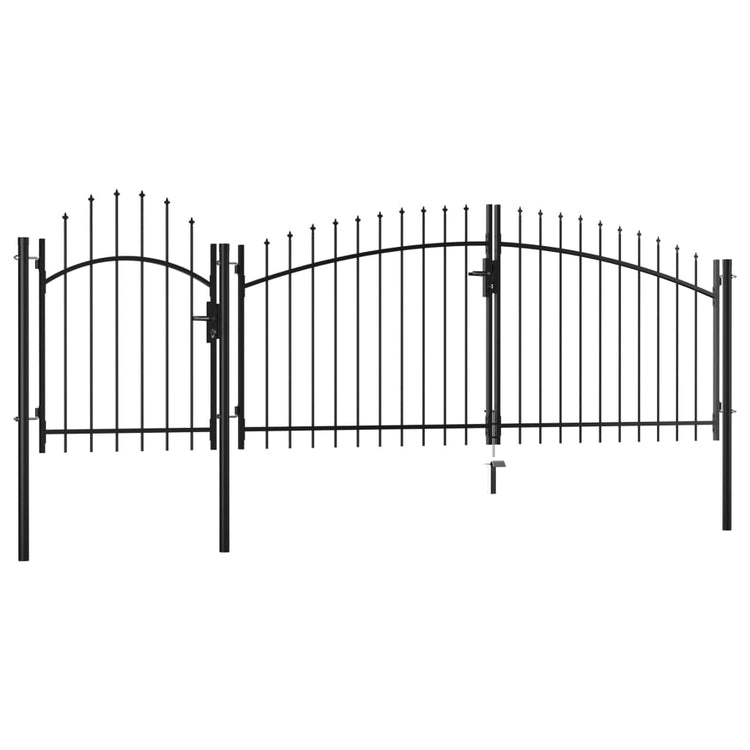 Vidaxl Port 2x4 m Stahlschwarz