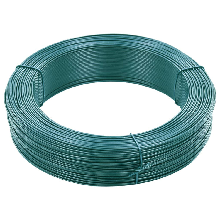 Vidaxl Hekbind -Gewinde 250 m 0,9 1,4 mm Stahl schwarzgrün
