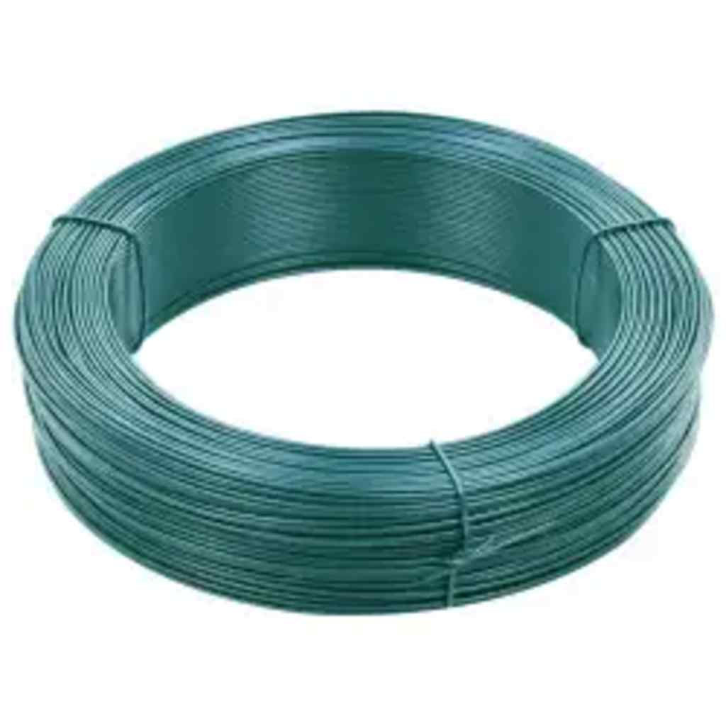 Vidaxl Hekbind -Gewinde 250 m 1,4 2 mm Stahl schwarzgrün