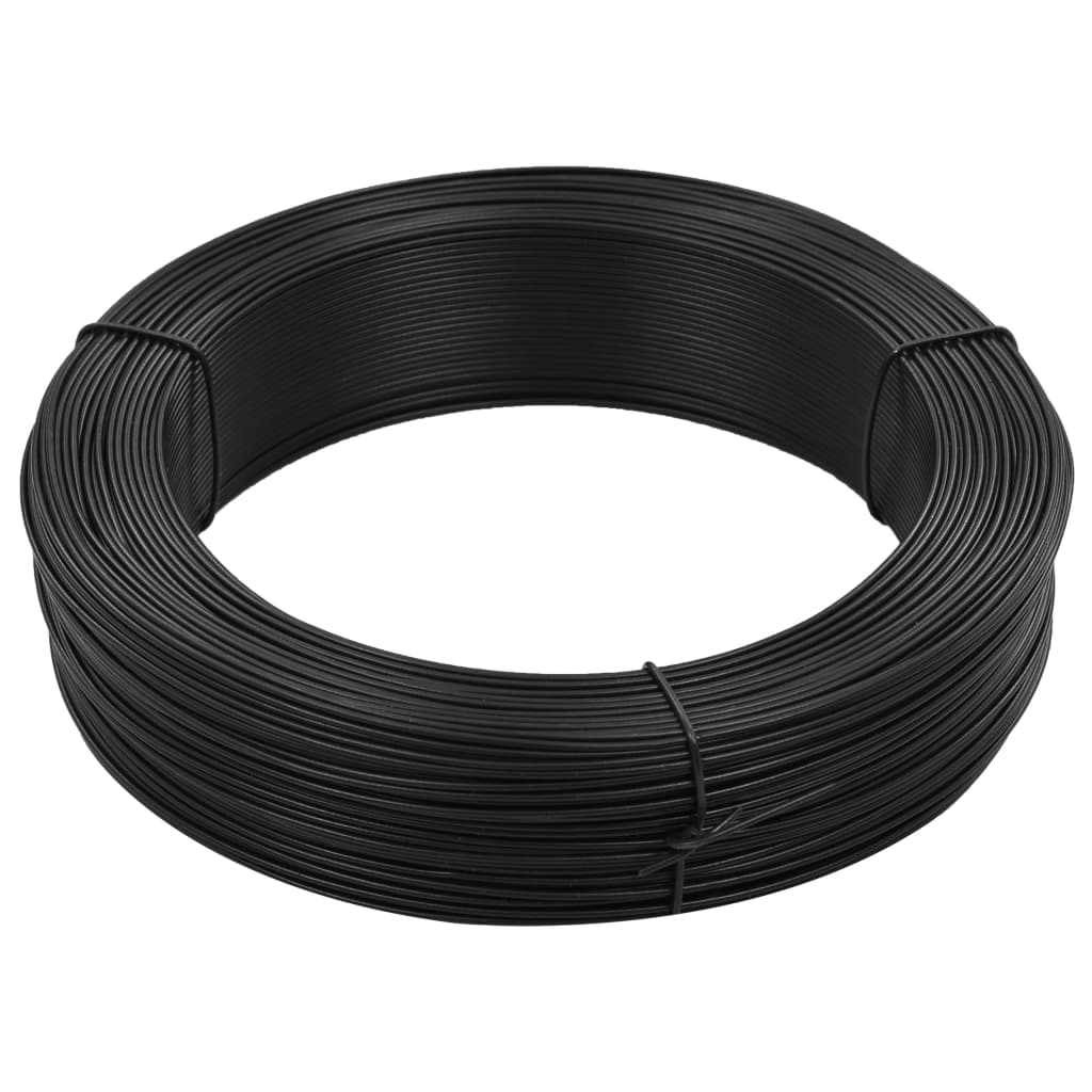 Vidaxl Hekbind -Gewinde 250 m 1,6 2,5 mm Stahlanthrazit