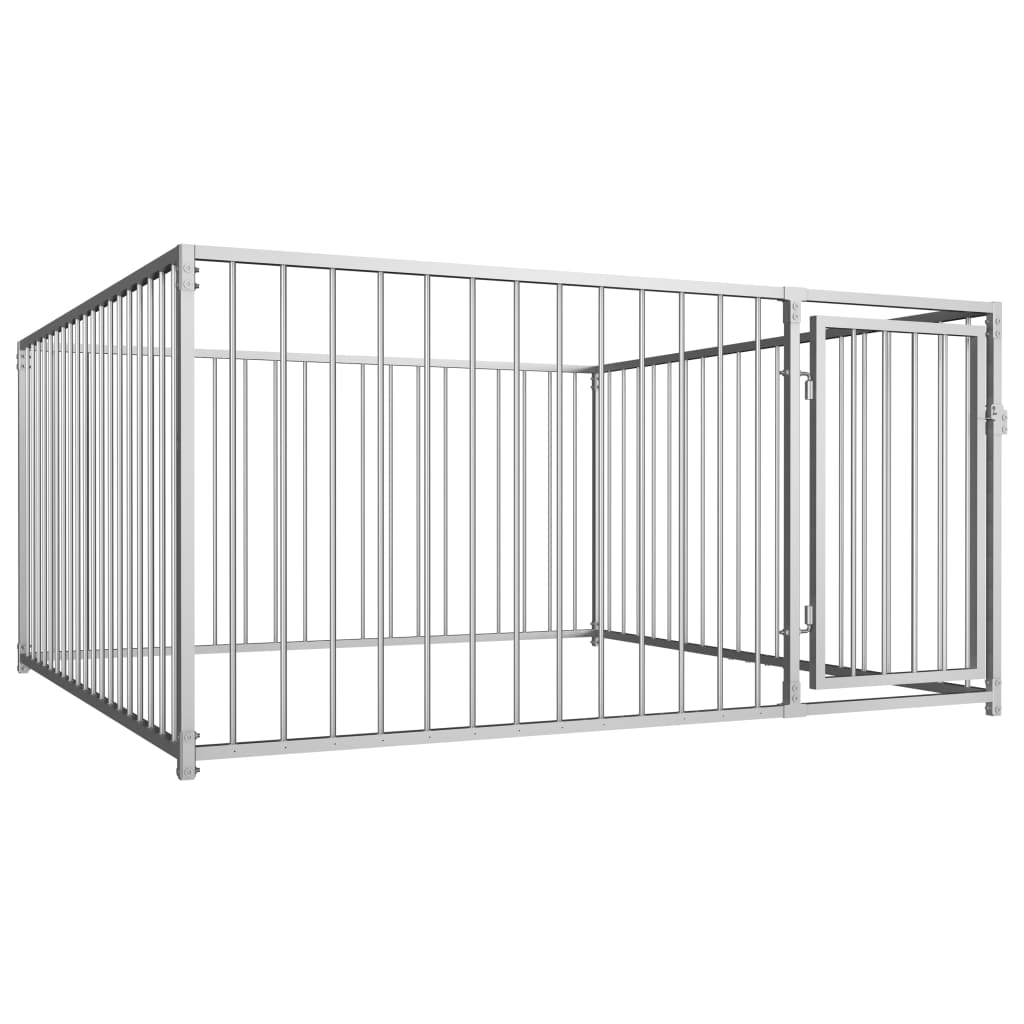 Vidaxl -Hundezwinger für Außen 200x200x100 cm
