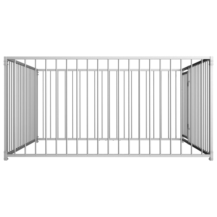 Vidaxl -Hundezwinger für Außen 200x200x100 cm