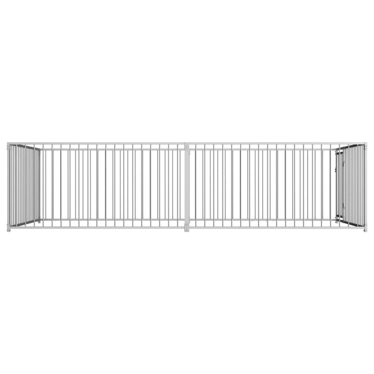 Vidaxl -Hundezwinger für Außen 200x400x100 cm